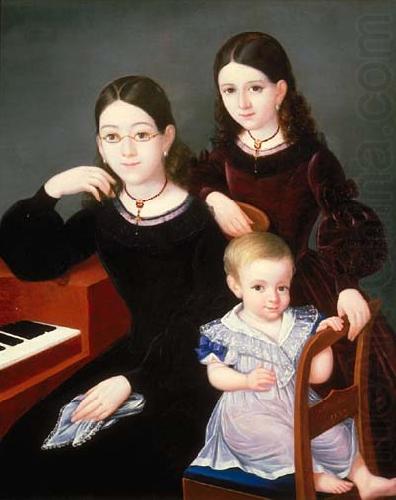 The Children of Comte Louis Amedie de Barjerac, unknow artist